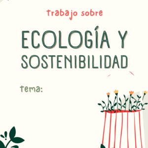 Carátula ecología y sostenibilidad